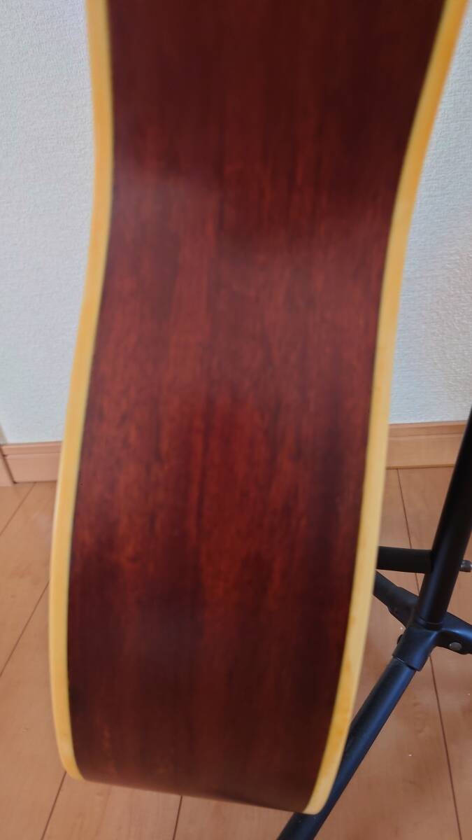 Ibanez Artwood Acoustic Guitar Natural Abalone Rosette Inlay Old Preowned Japan