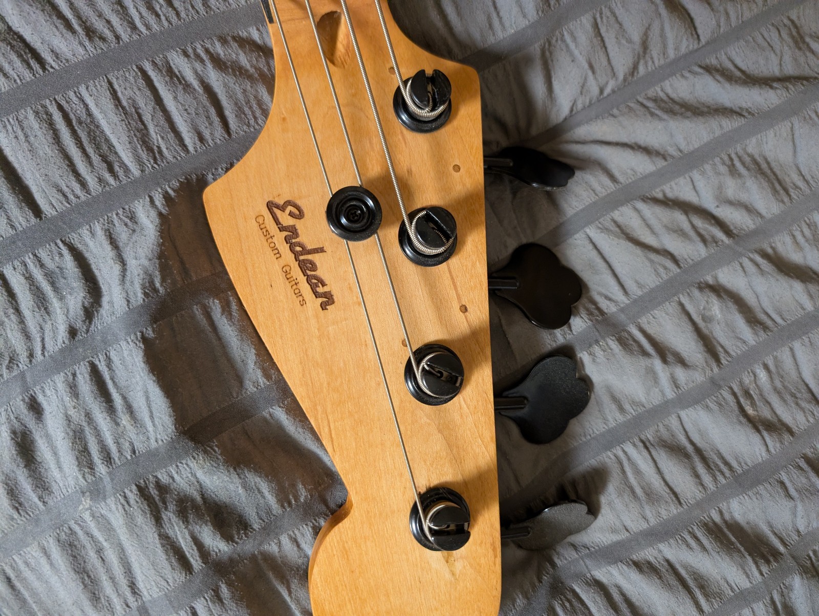 Endean Guitars “burnt road worn” P Style bass guitar.