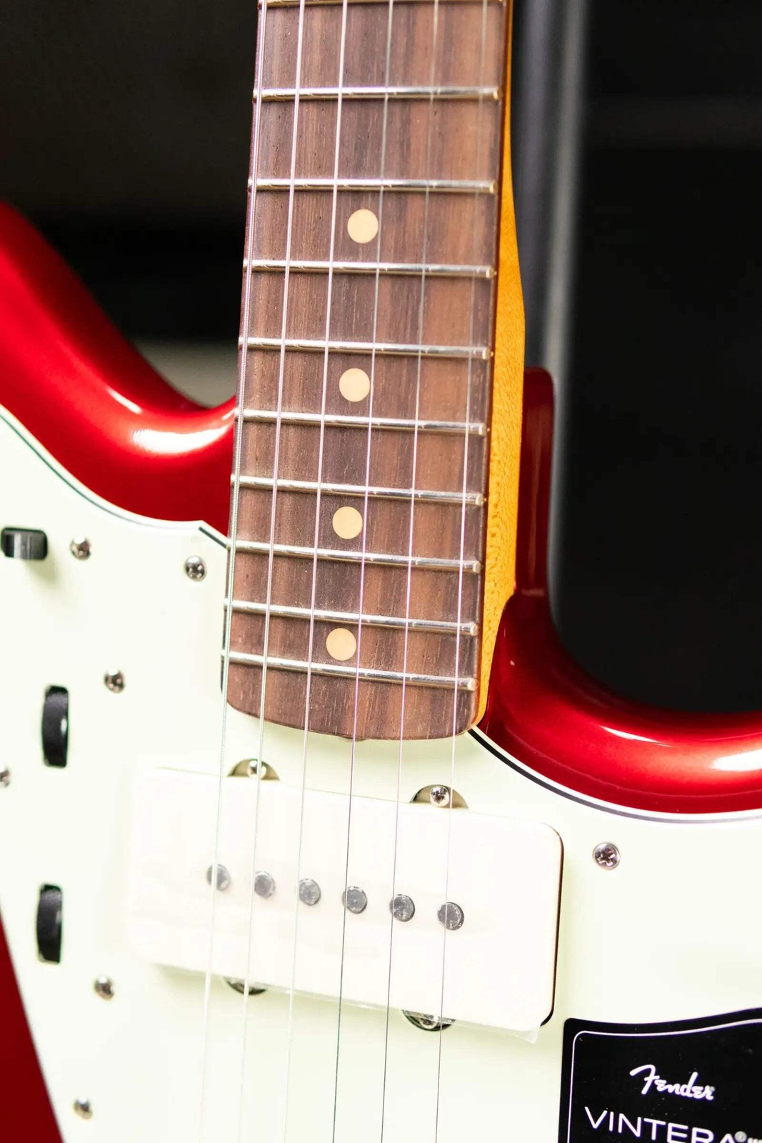 Fender Vintera III Mid ’60s Jazzmaster Electric Guitar – Candy Apple Red with Gi