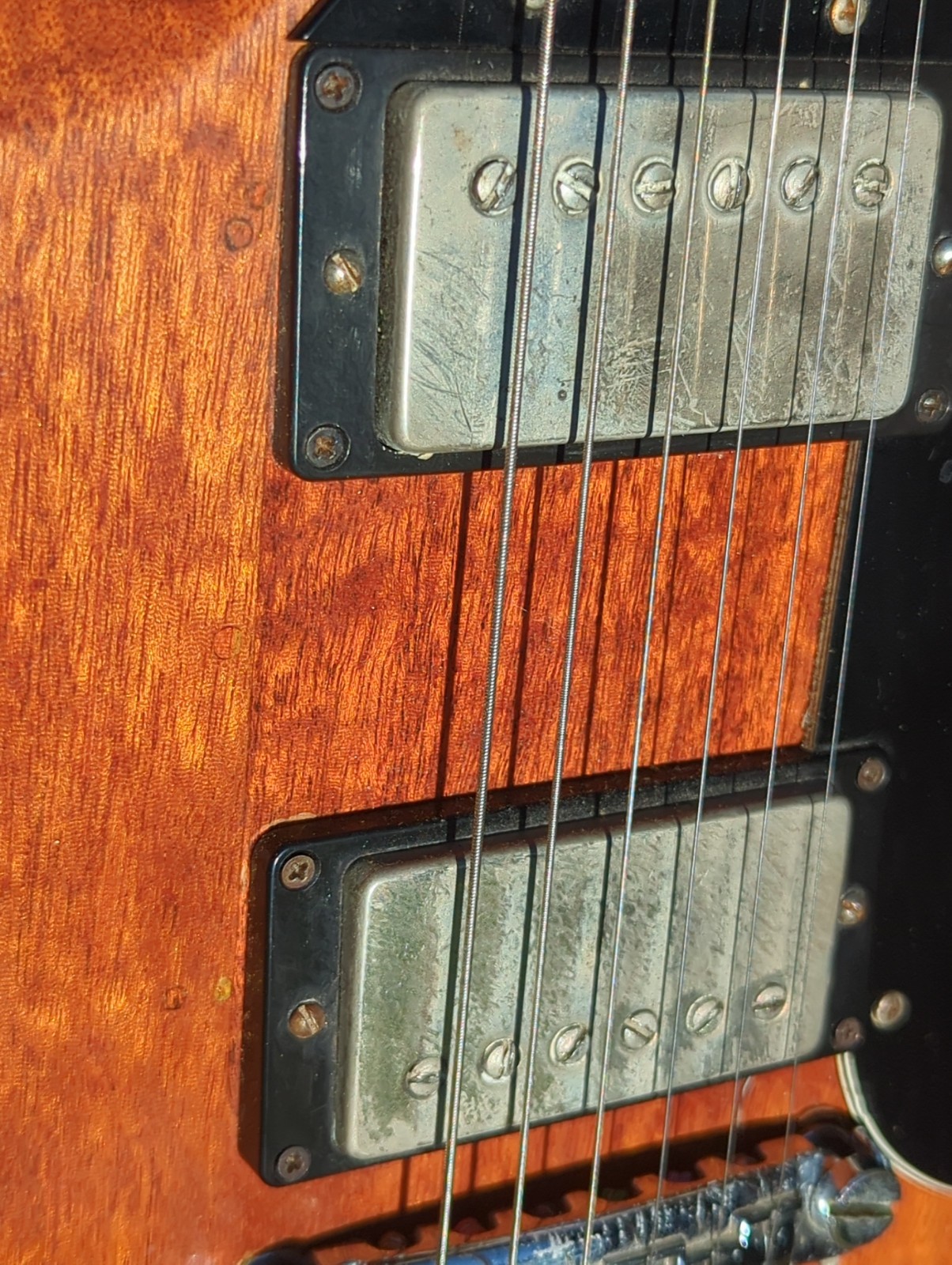 Vintage 1963 Gibson SG Junior Modified to Humbuckers Original