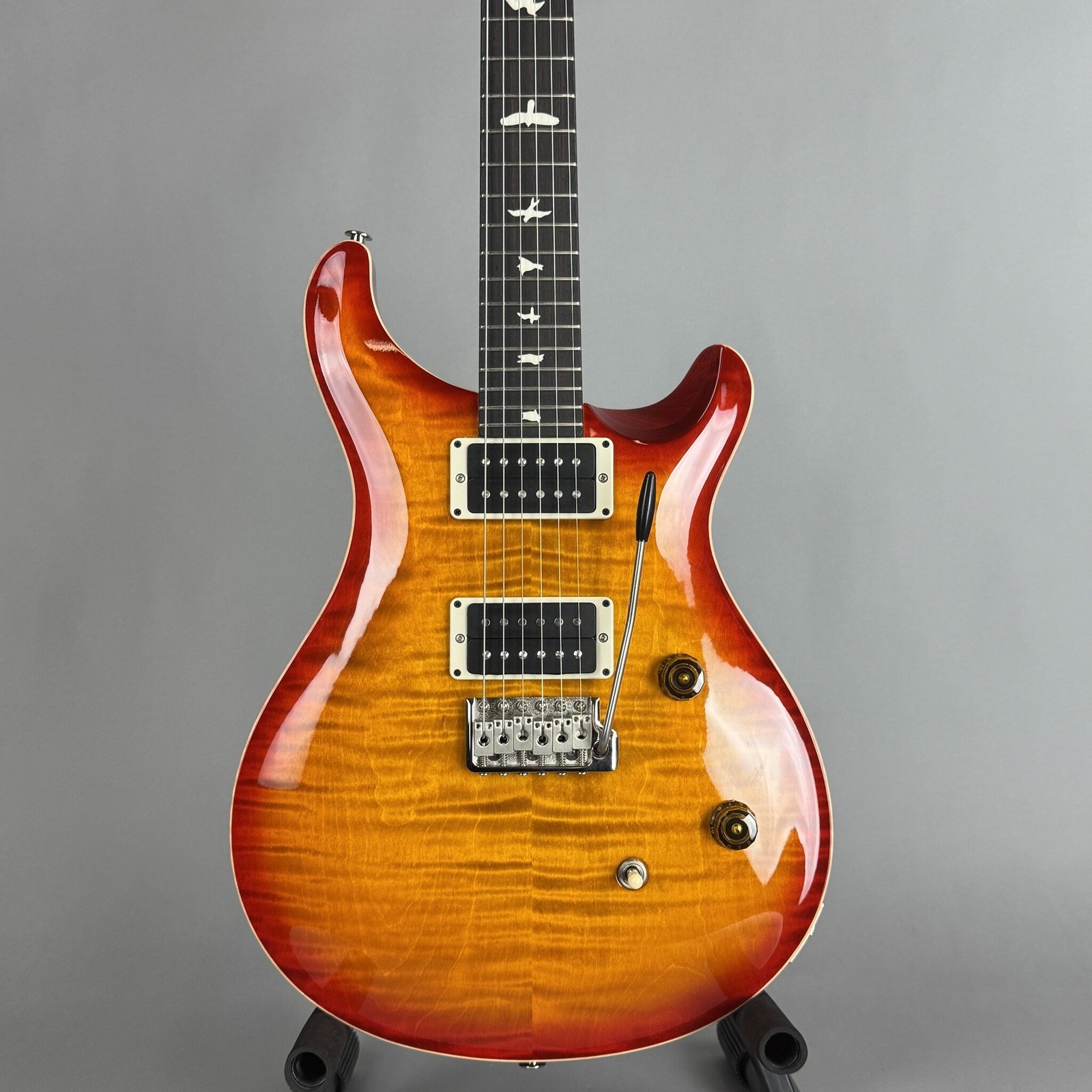 PRS CE 24 Solid Body Electric Guitar W/Gig Bag – Dark Cherry Sunburst (Demo)