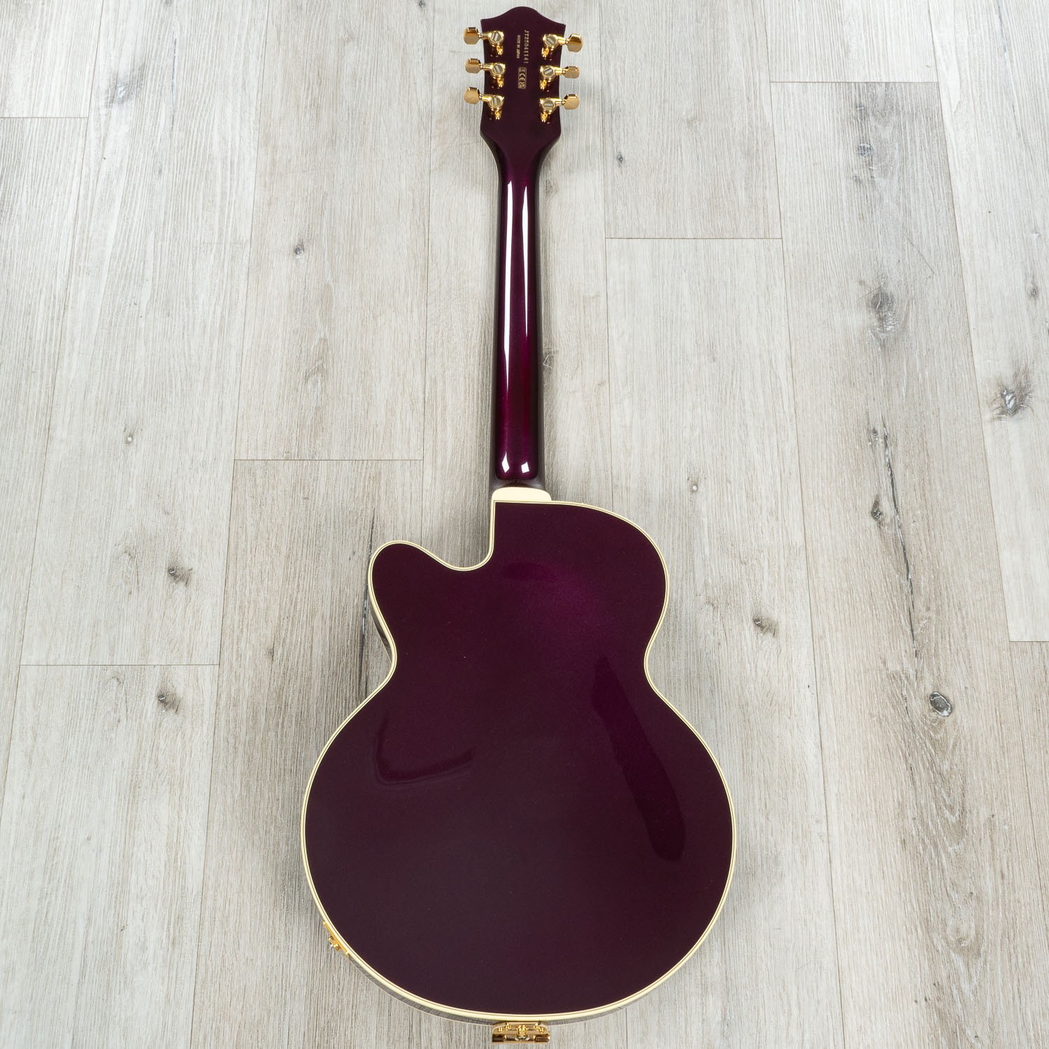 Gretsch Professional Broadkaster Jr. LX Center Block Guitar, Blackberry