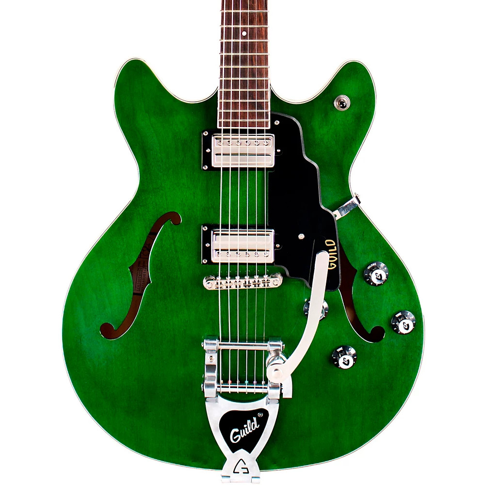 Guild Starfire I DC w/Guild Vibrato Tailpiece Semi-Hollow Guitar Emerald Green