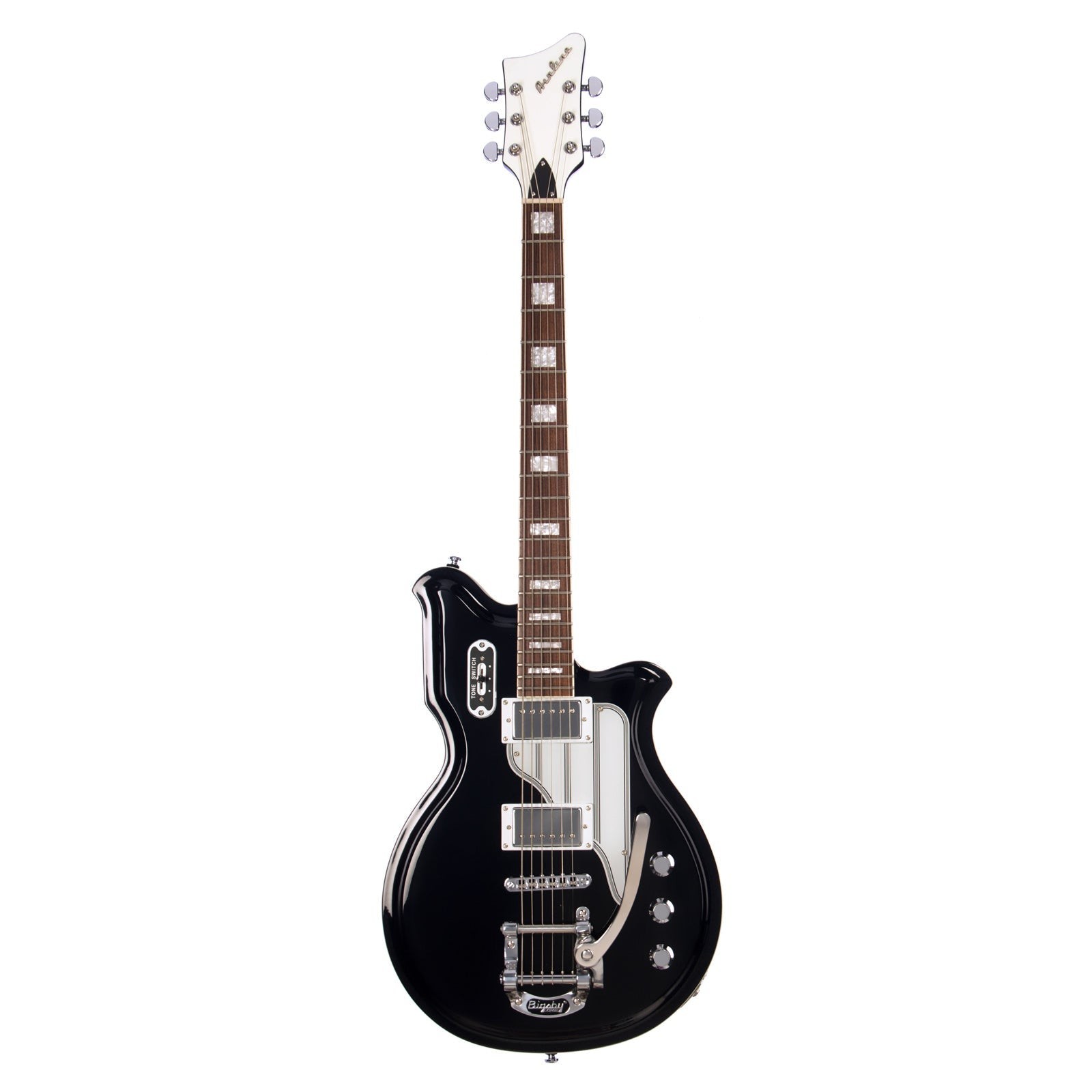 Airline Guitars MAP Baritone DLX Black