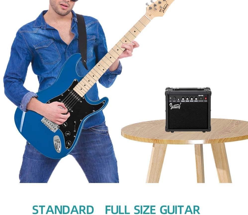 Glarry 39″ Electric Guitar Kit for School Beginner with 20W Amp
