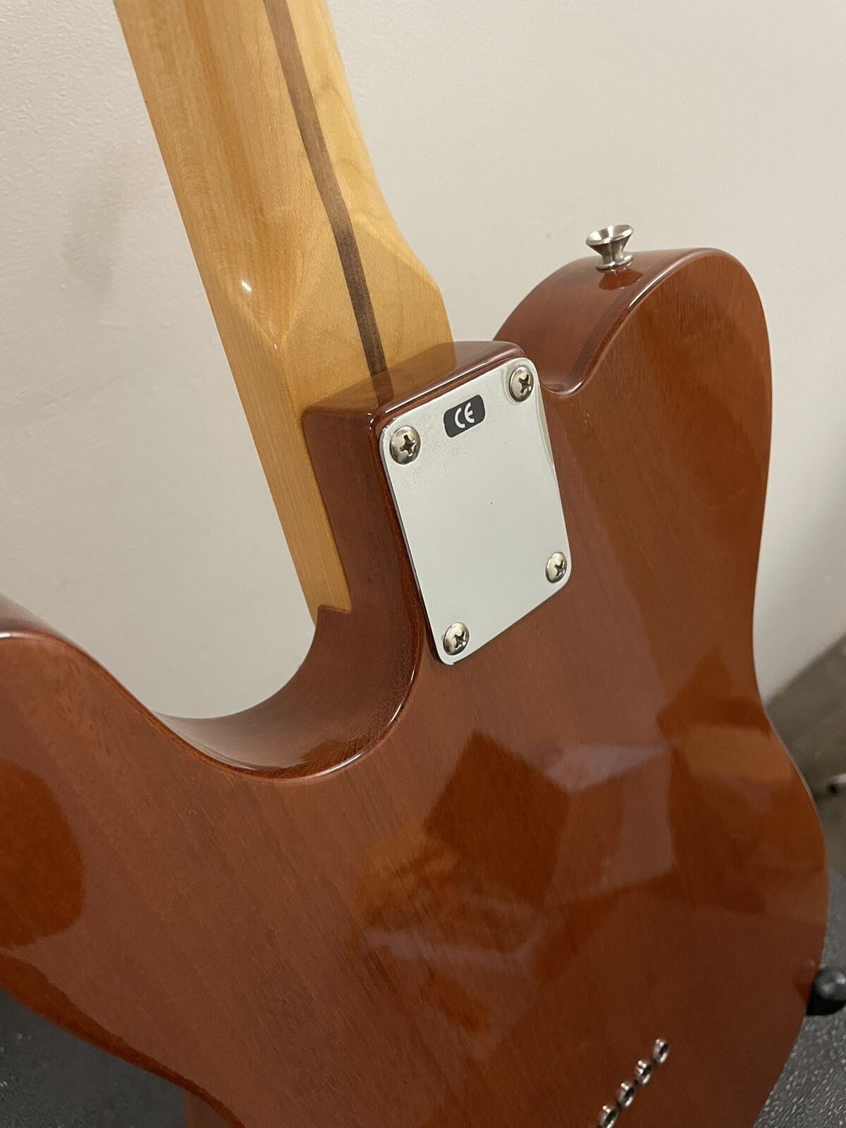 2000 Fender Mexico Telecaster Thinline 1969 Re-Issue Natural Mahogany Guitar