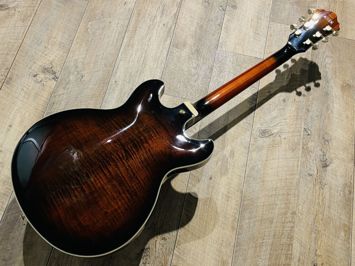 Ibanez Electric Guitar Semi Acoustic AS113B-TBC Tobacco Brown From JAPAN