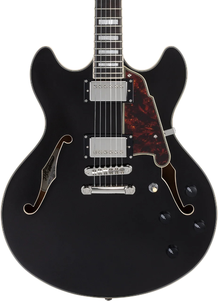 D’Angelico Premier DC Electric Guitar – Black Flake