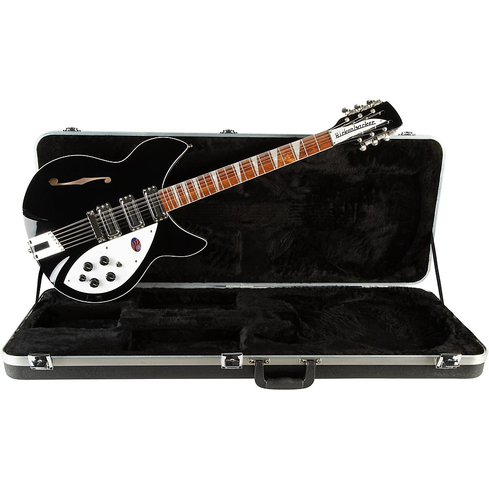 Rickenbacker 1993Plus 12String Electric Guitar Jetglo 197881488505 RF