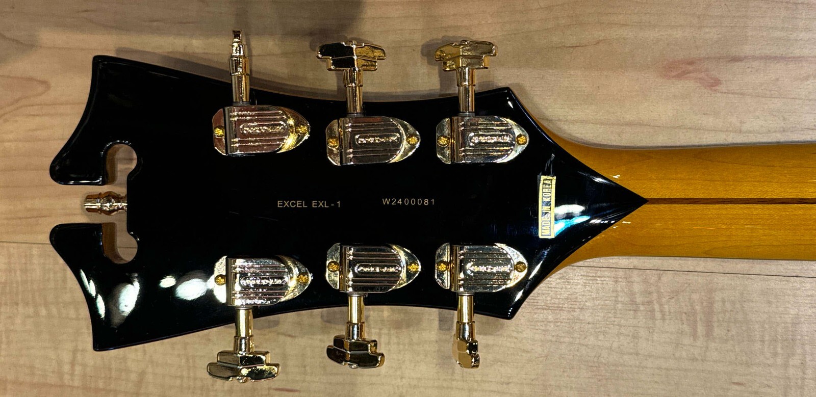 D’Angelico Excel EXL-1 Hollow Body Jazz Guitar Amber Natural