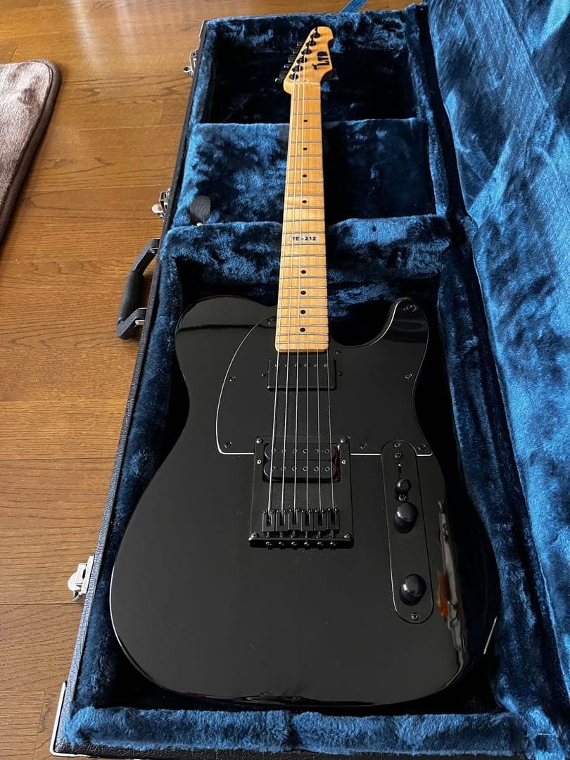 Electric Guitar ESP LTD TE-212 2013 Black Maple Neck Vietnam I13060968