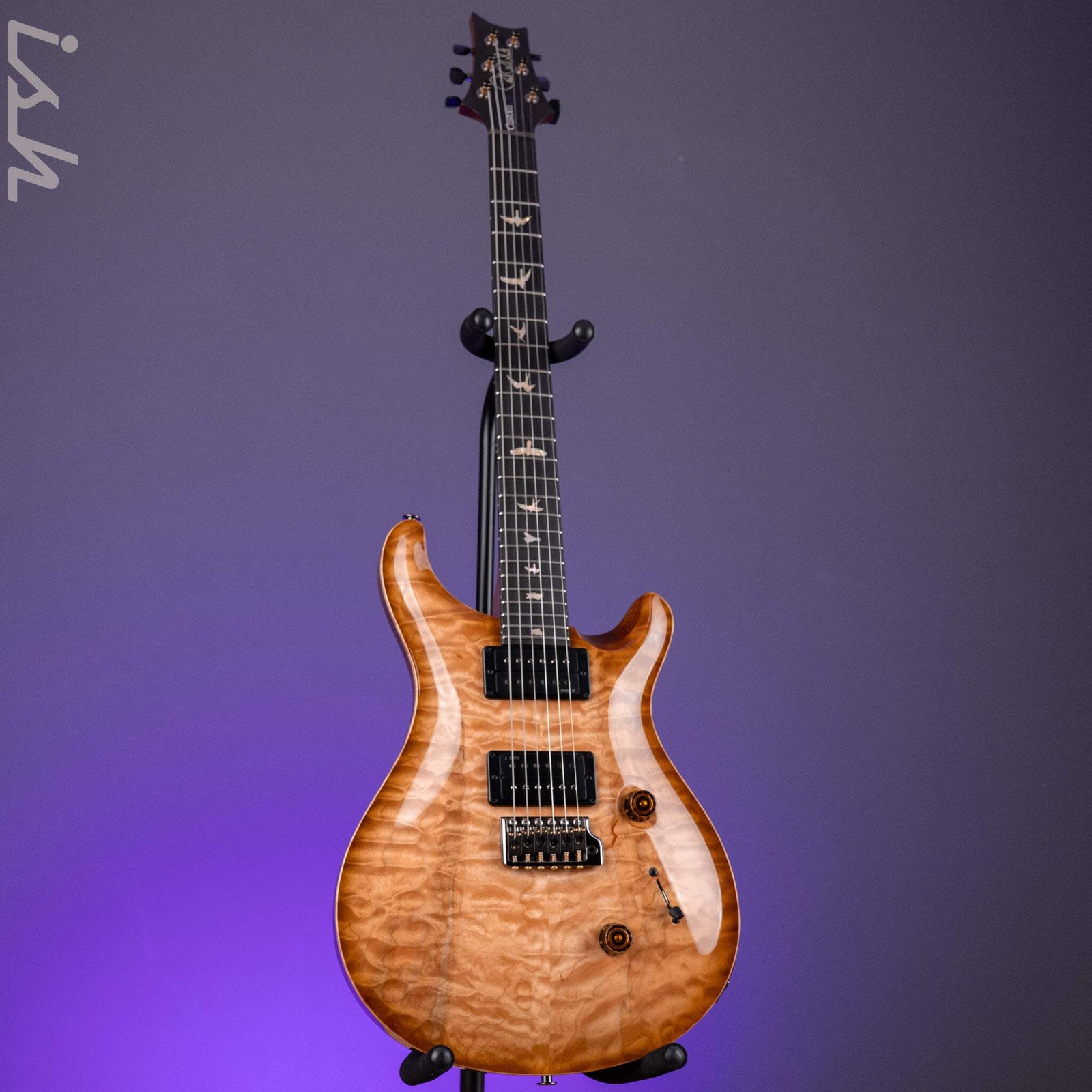 PRS Wood Library Custom 24 Artist Quilt Maple Natural Smokeburst