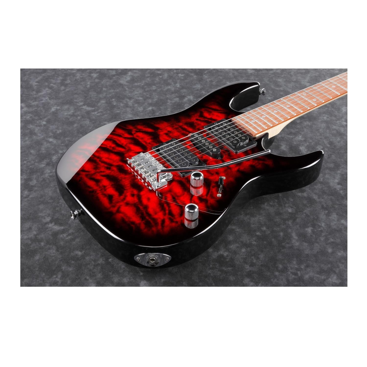 Ibanez GIO Series GRX70QA – Transparent Red Burst