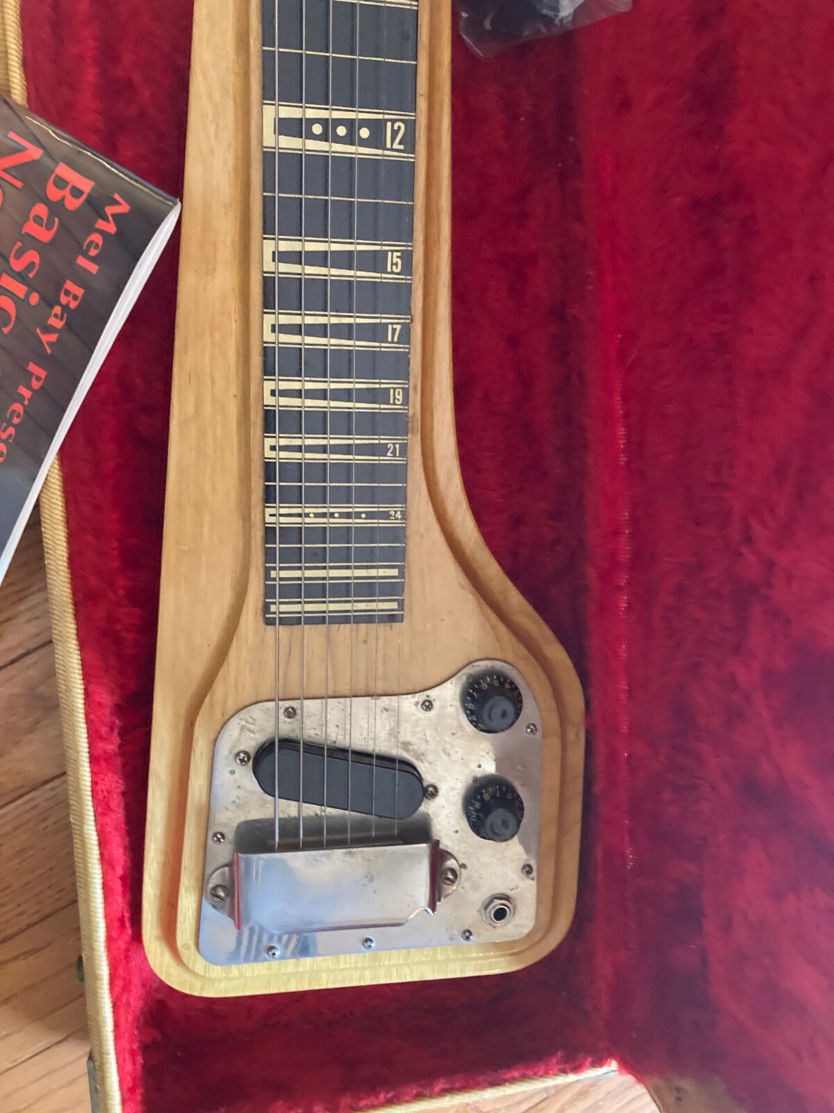 Vintage Korina 1961 Gibson Skylark lap steel guitar