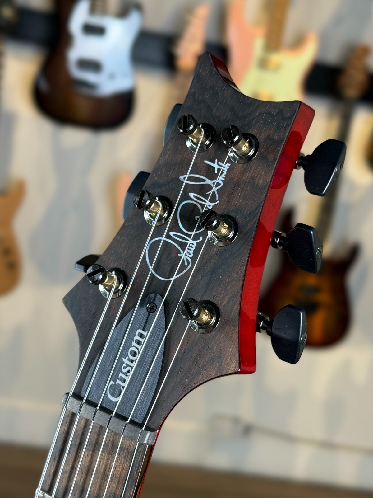 PRS Custom 24-08 “10 Top” Sprayer’s Choice Wood Library – Orange to Yellow Fade
