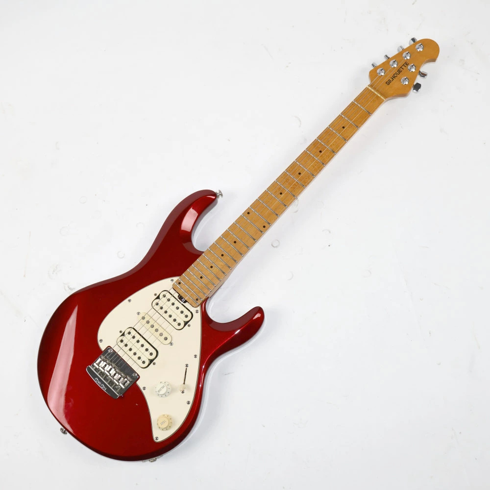 Music Man Silhouette Hsh Candy Red Maple 2000 Hardtail Specs