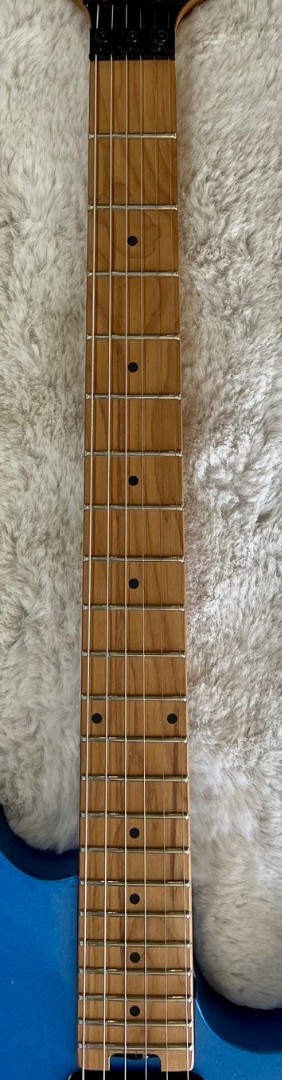 EVH Wolfgang Standard Electric Guitar, Baked Maple Fingerboard, Pelham Blue