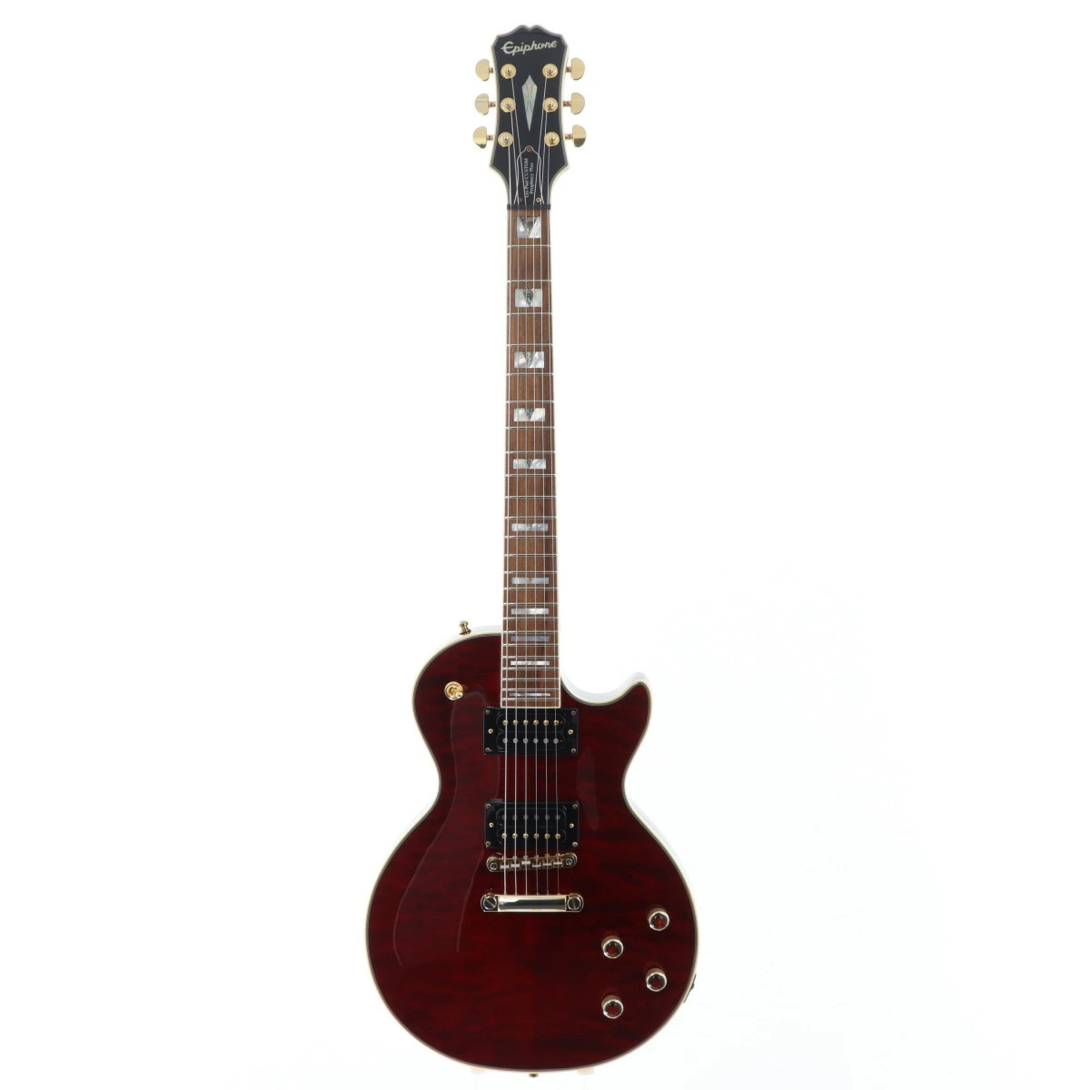Used Epiphone Prophecy Les Paul Custom Plus GX Cherry Electric Guitar