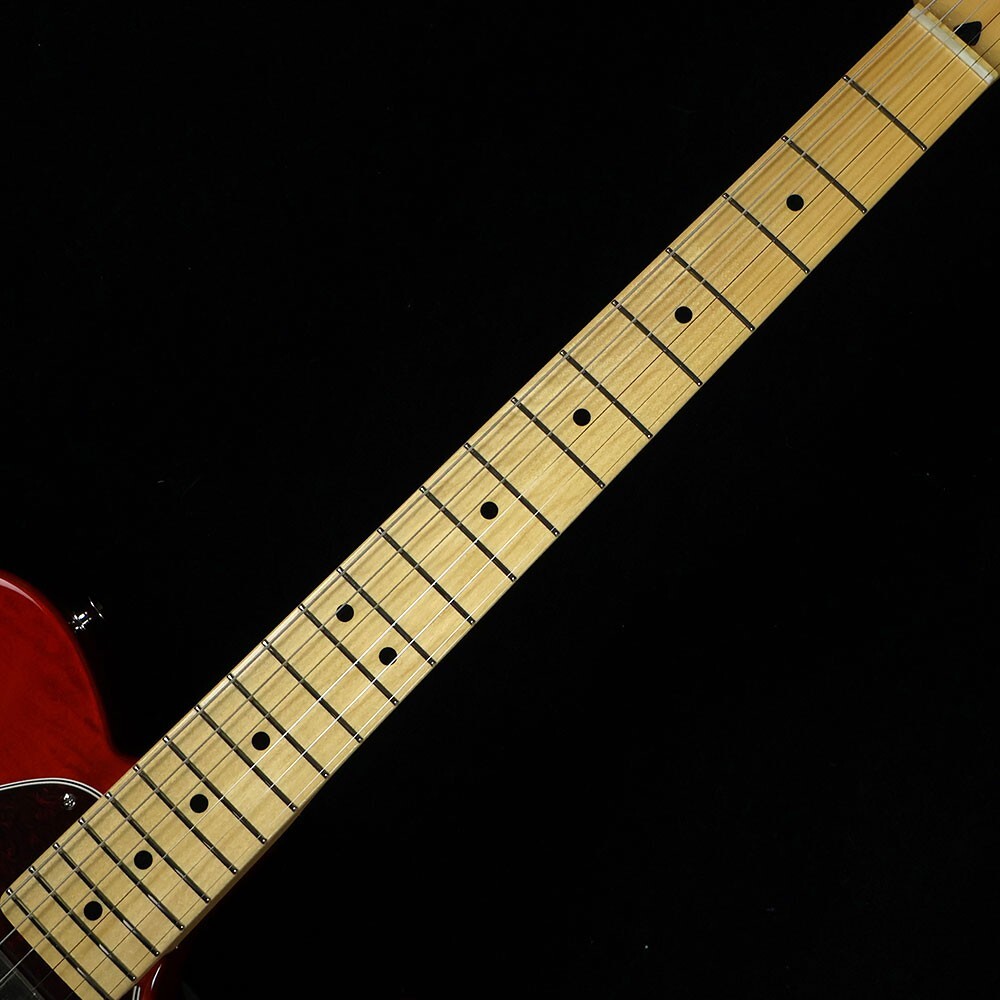 Fender 2024 Collection MIJ Hybrid II Telecaster Flame Sunset Orange Transparent