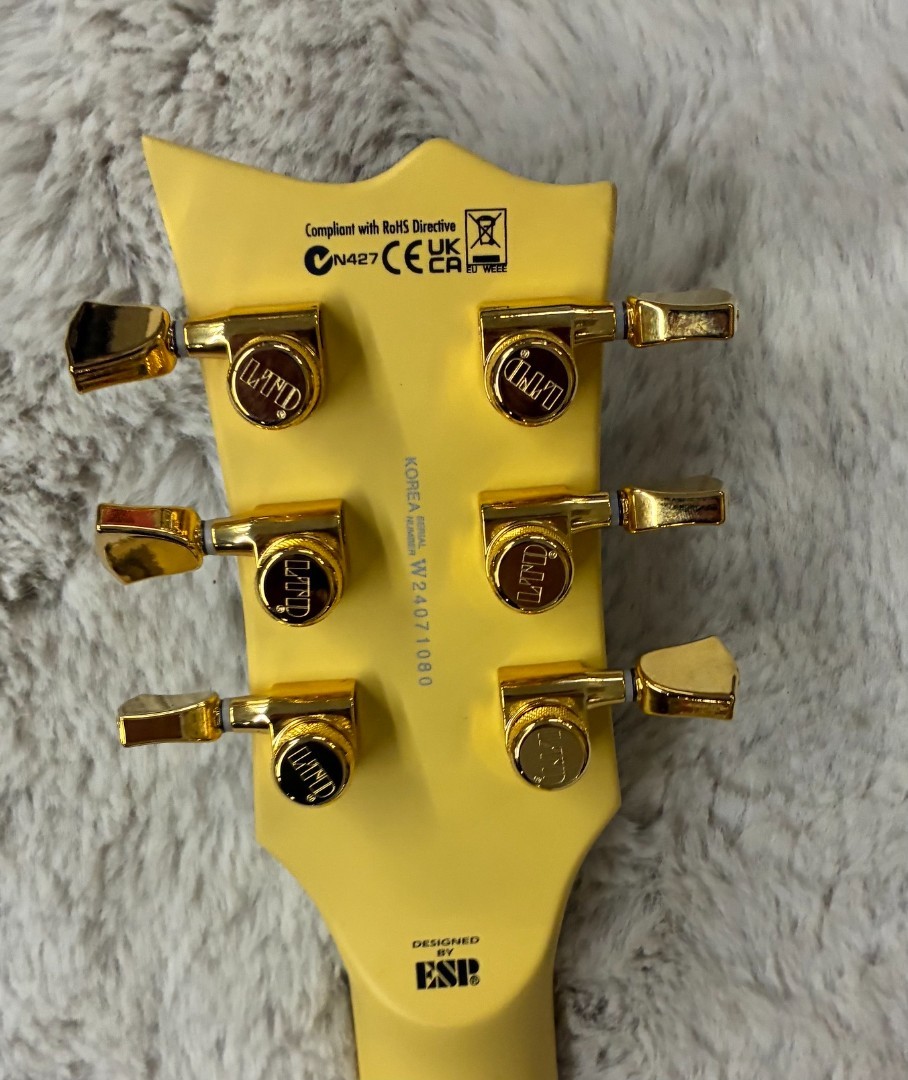 ESP LTD Eclipse EC-1000T CTM Electric Guitar – Vintage Gold Satin – B-stock