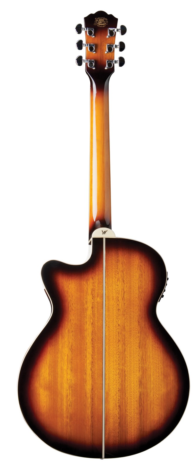 Washburn EA15 Festival Series Mini Jumbo Cutaway Acoustic Electric Guitar.