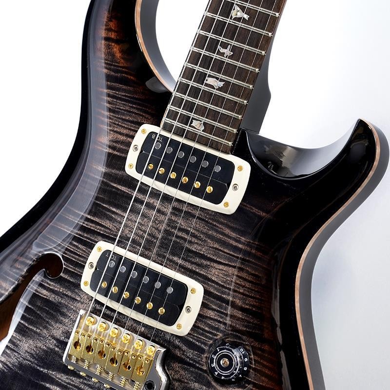 Paul Reed Smith(PRS) PRS 40th Custom 24-08 Semi-Hollow Charcoal Tri-Color Burst