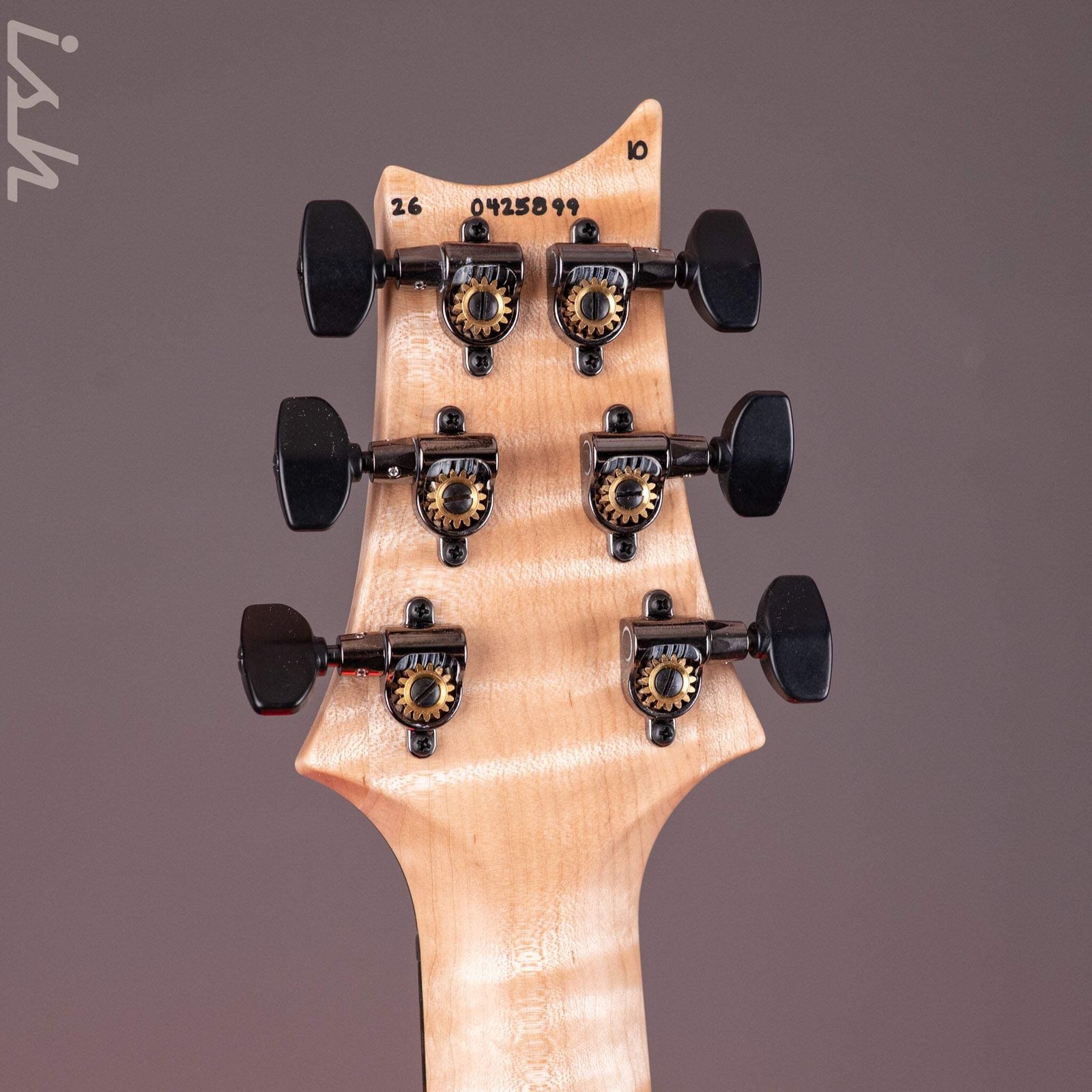 PRS Wood Library Custom 24-08 10-Top DMO Natural Smokeburst