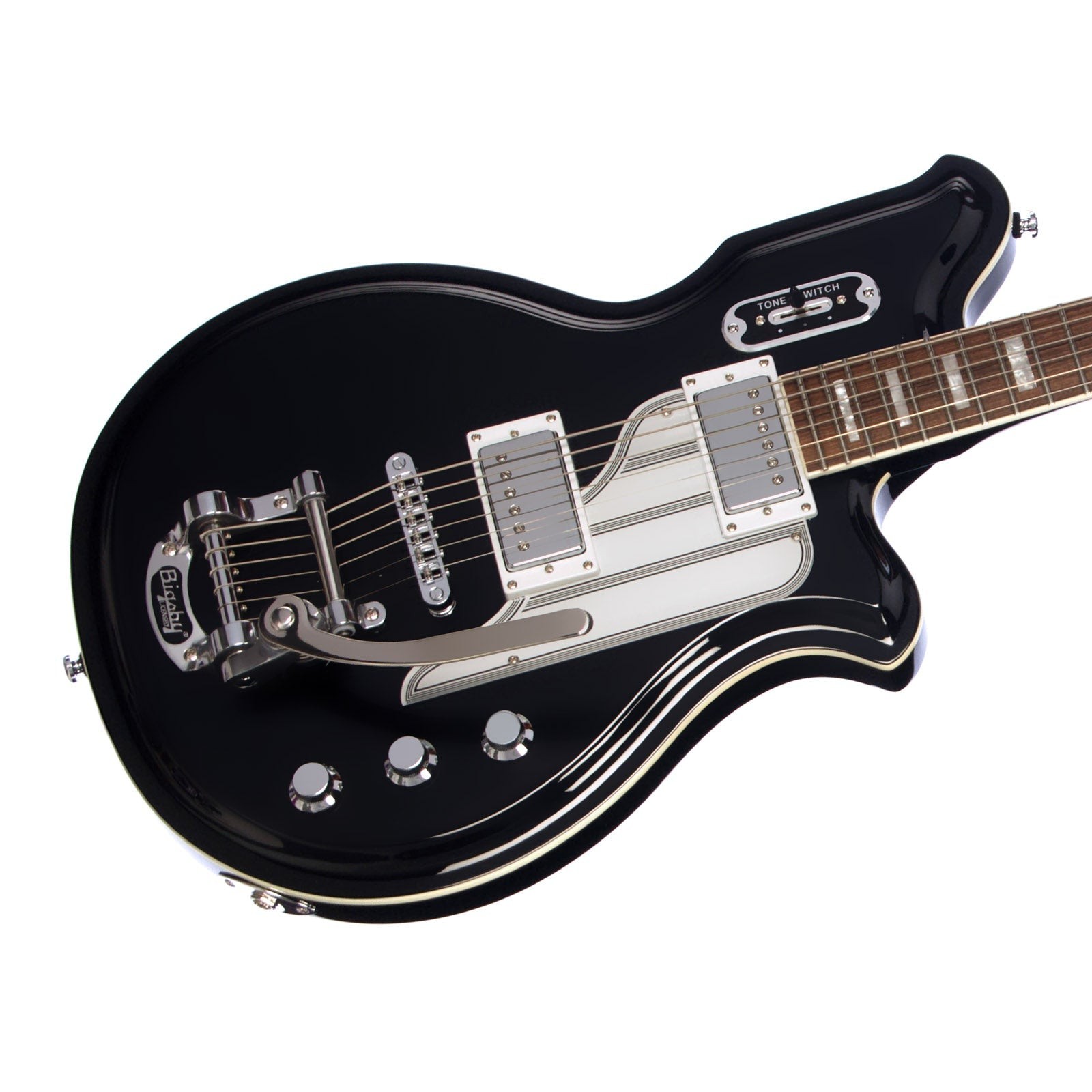 Airline Guitars MAP Baritone DLX Black