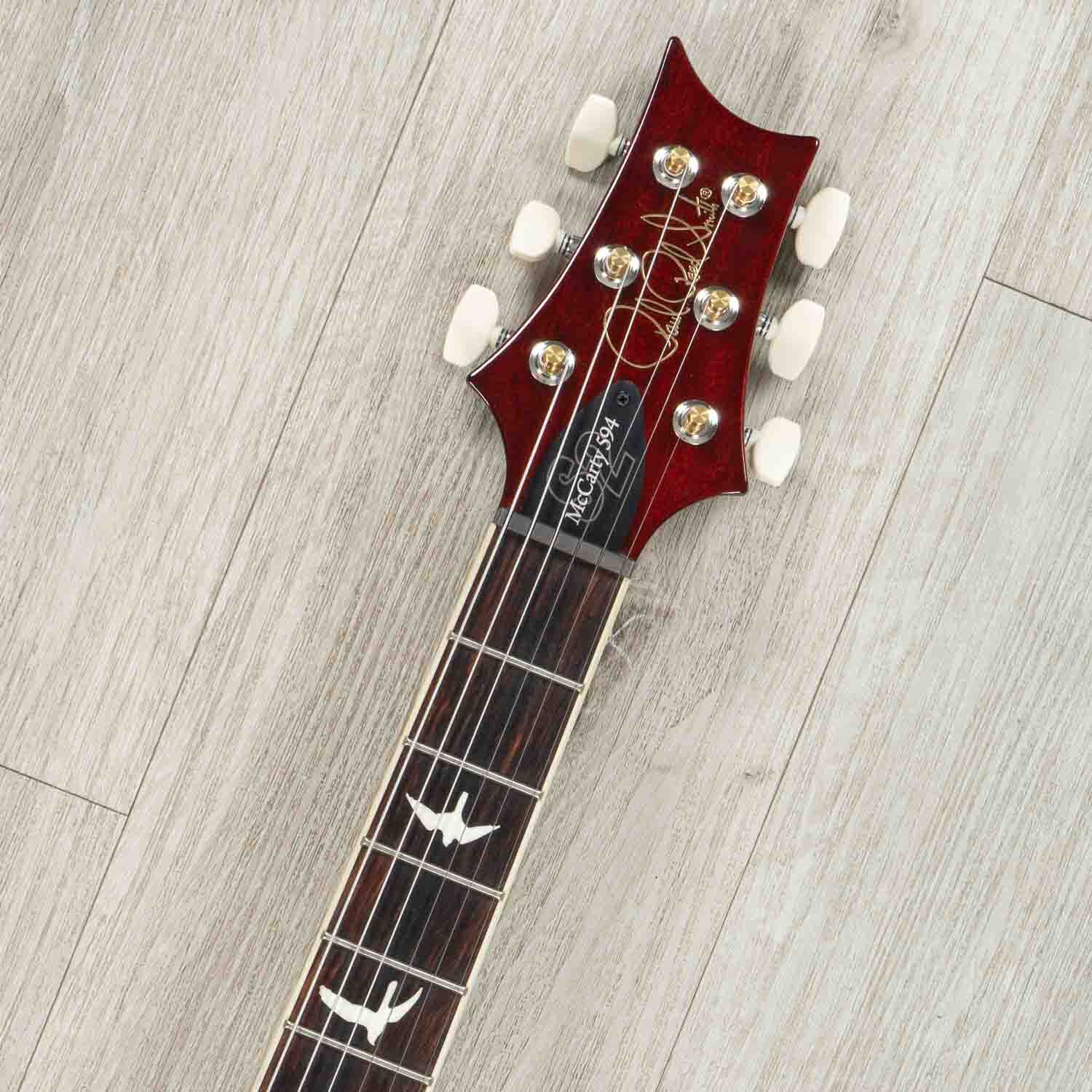PRS Paul Reed Smith S2 McCarty 594 Guitar, 58/15 LT Pickup Set, Fire Red Burst