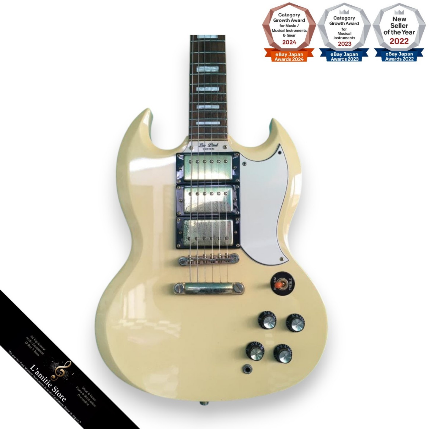 Epiphone G400 Custom SG Electric Guitar Mahogany Gold Hardware