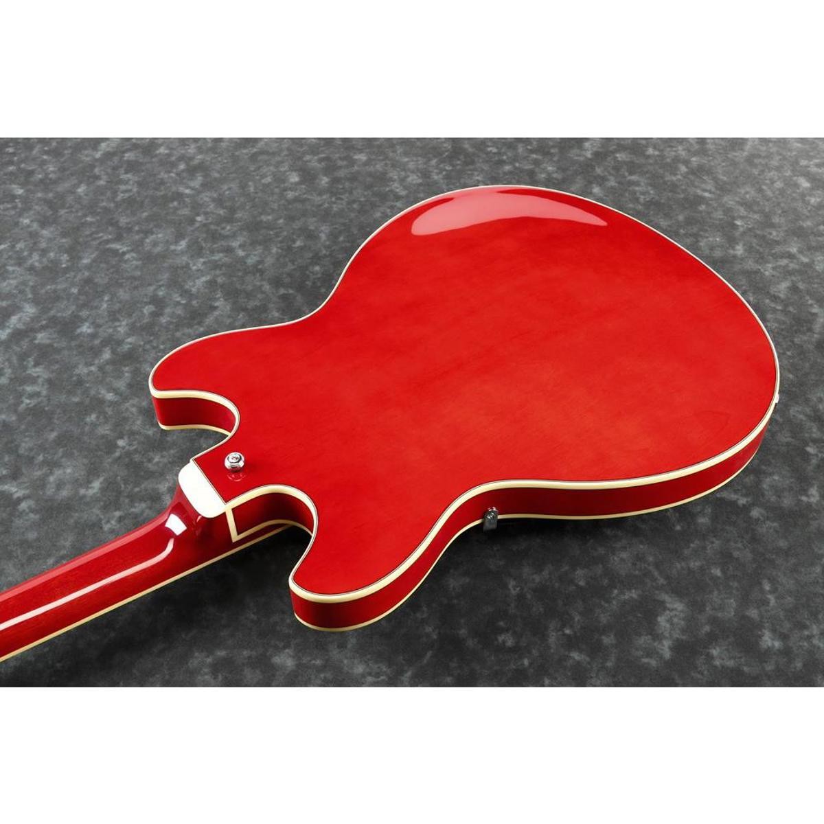 Ibanez AS Artcore AS7312 12-String Electric Guitar, Transparent Cherry Red