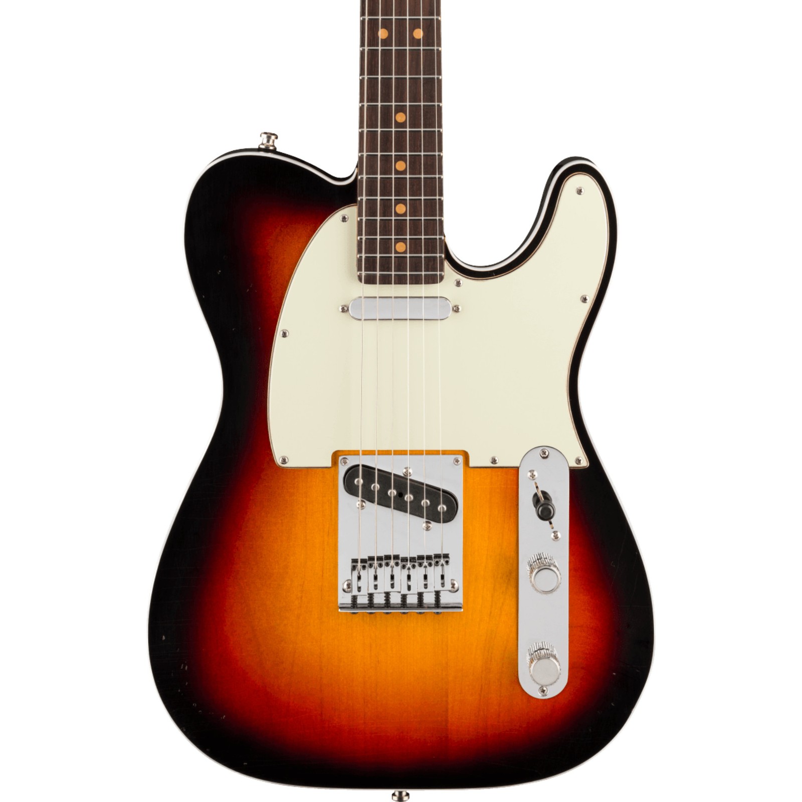Fender American Ultra Luxe Vintage ’60s Tele Custom, Rosewood, 3-Color Sunburst