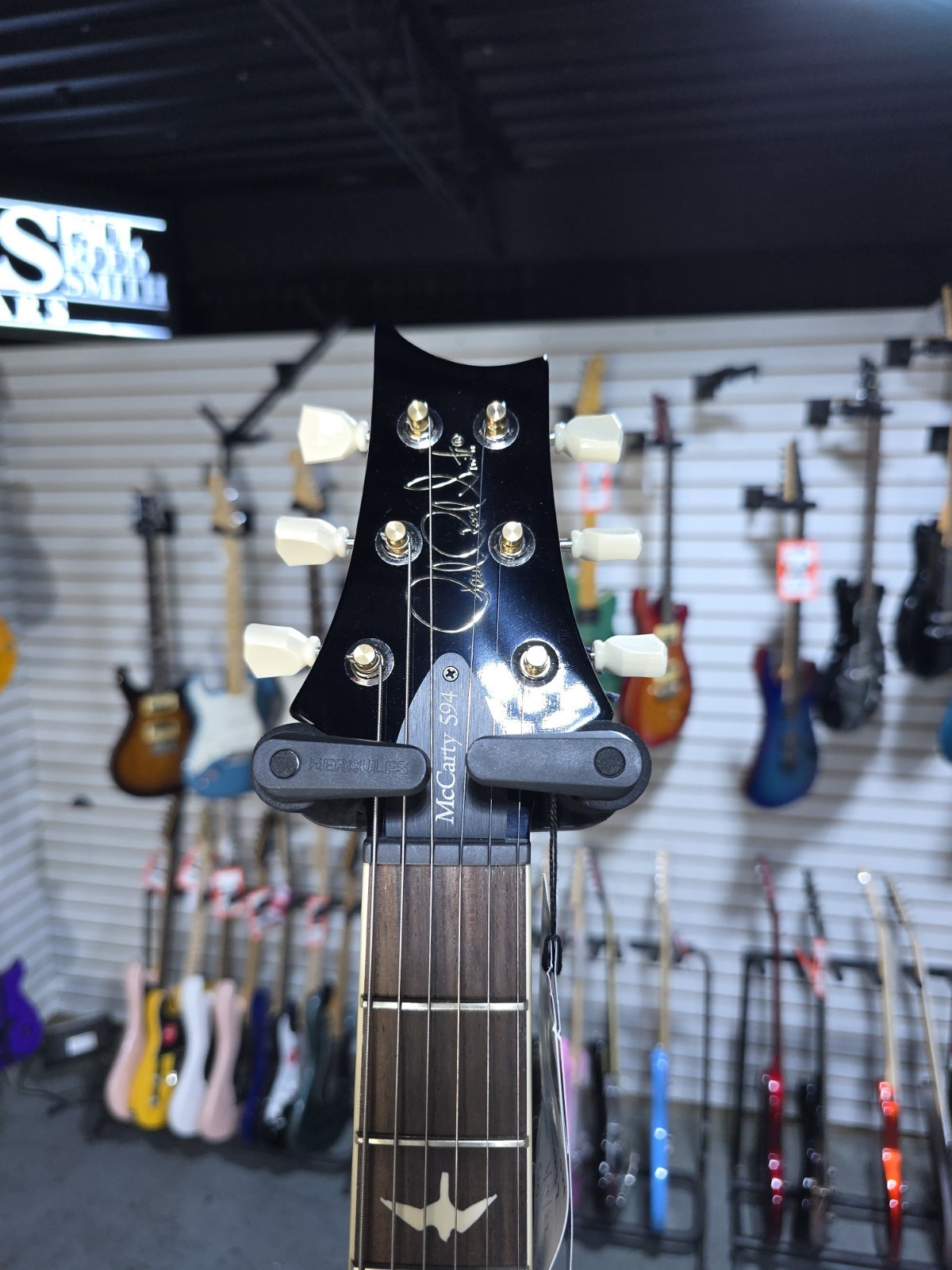 PRS S2 McCarty 594 Electric Guitar – Black Amber w/Gig Bag & PLEK*D #837