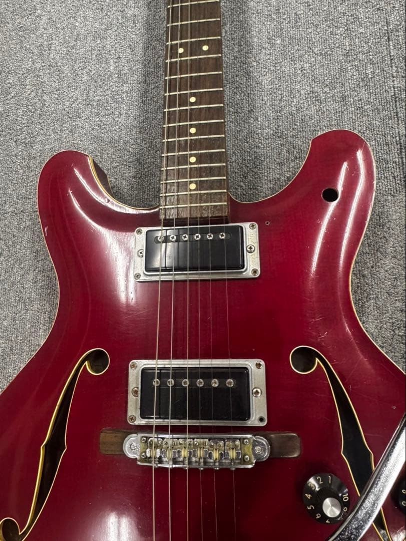 YAMAHA Guitar SA-30T Semi-Hollow Japan Vintage Hard Case Included