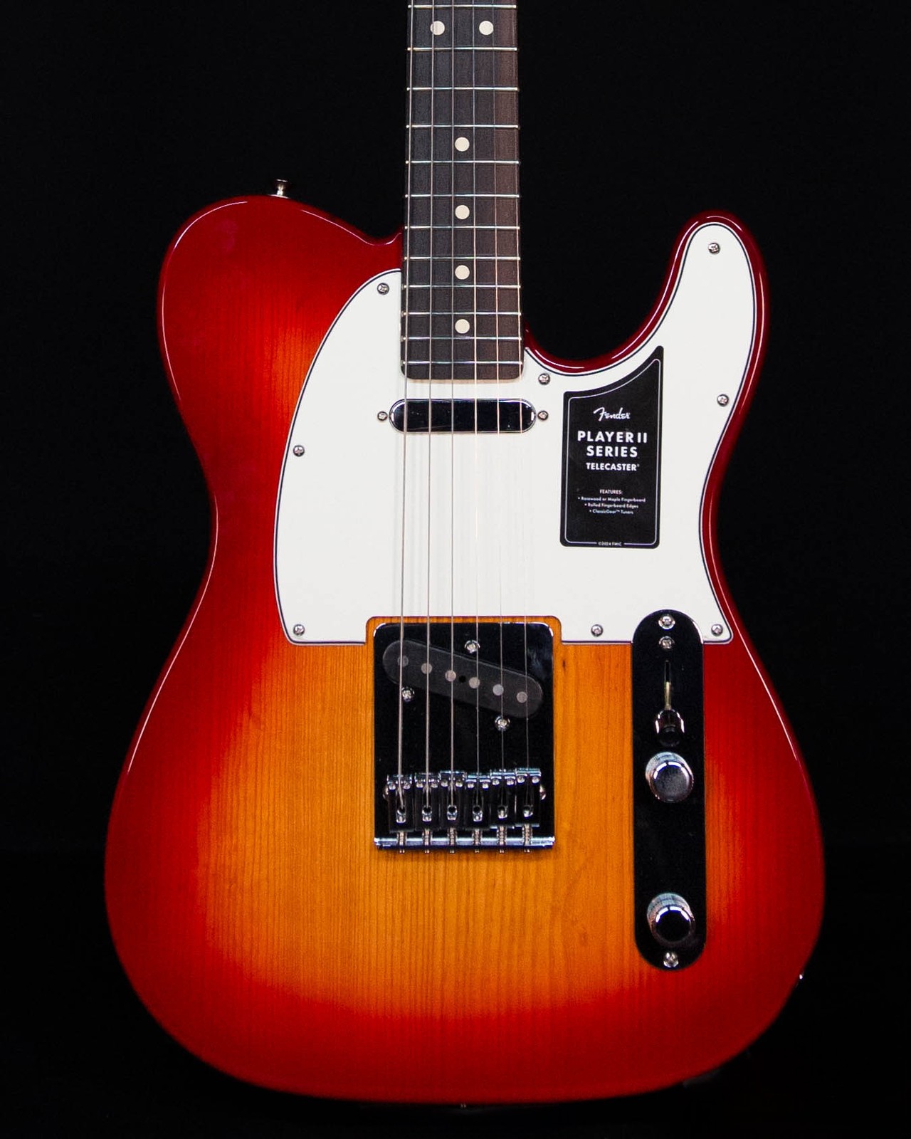 Fender Player II Telecaster, Rosewood FB, Chambered Ash, Aged Cherry Burst