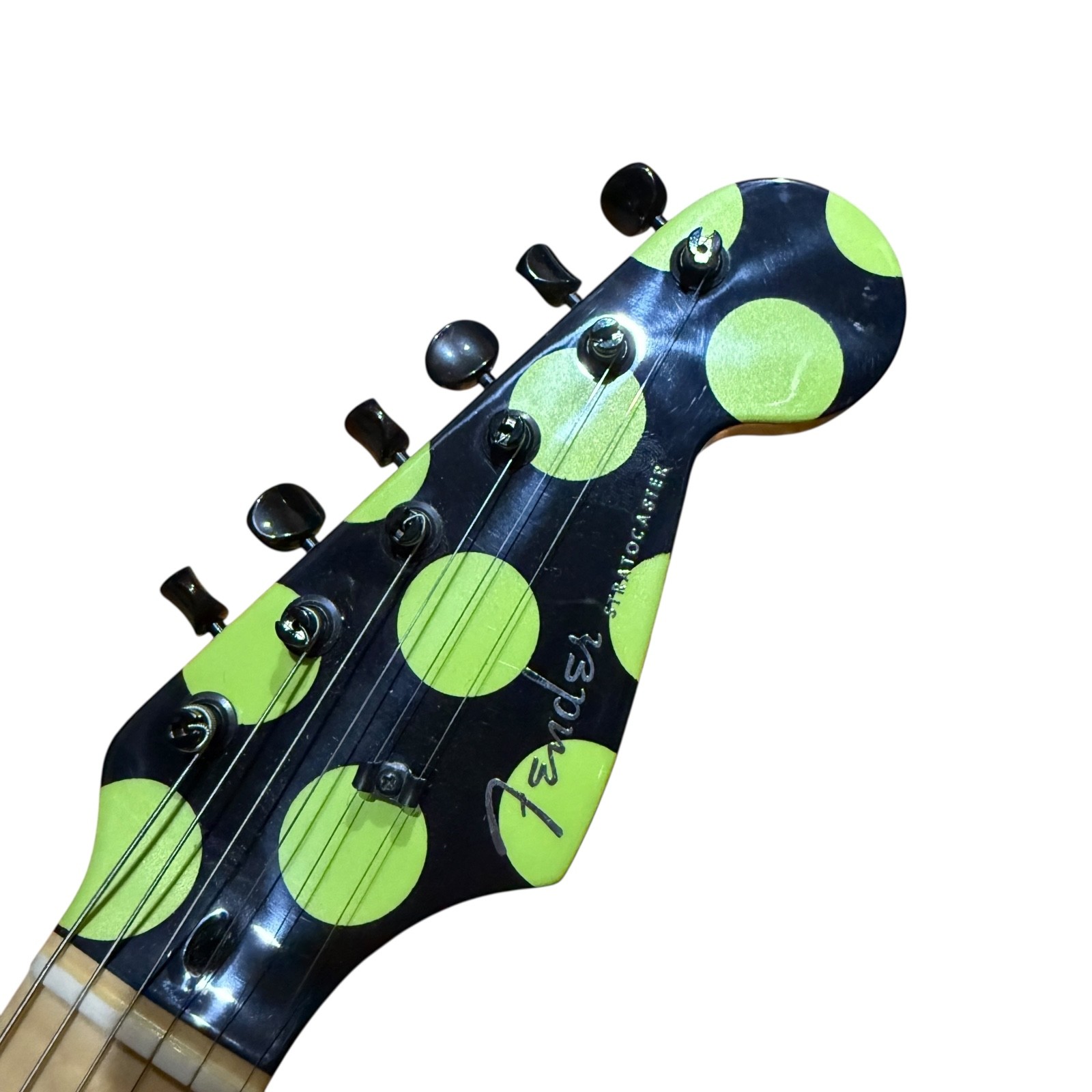 1997 Buddy Guy 1 of 1 Prototype Stratocaster Black/Green Polka Dot