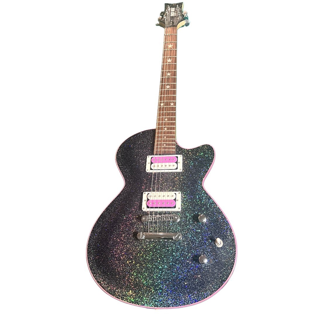 DAISY ROCK CANDY Y2K Les Paul Electric Women’s Guitar Type SPARKLE PINK w/ Bag