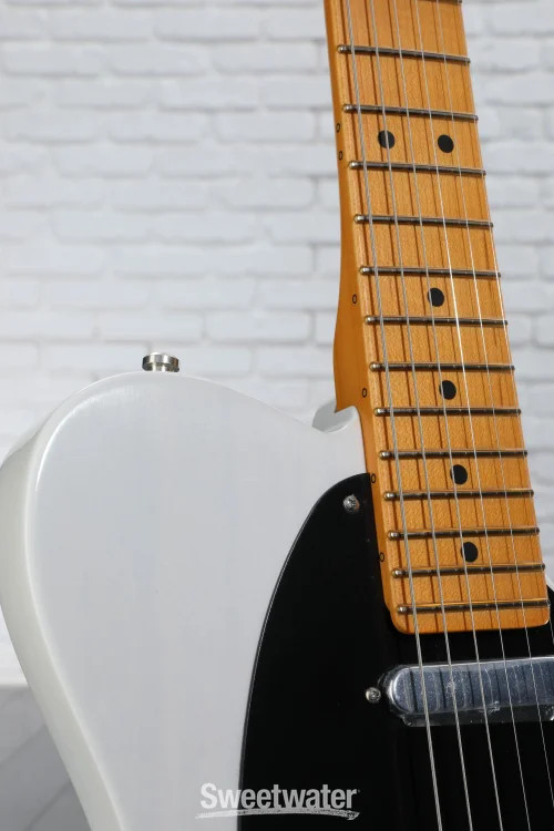 Fender American Ultra Luxe Vintage ’50s Telecaster Electric Guitar – White