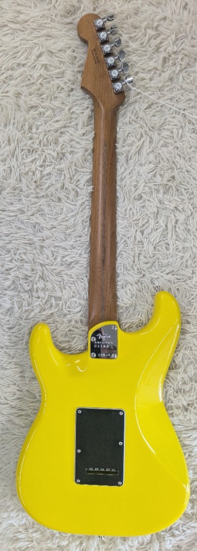 Fender Ltd Edit Ultra II Strat HSS Graffiti Yellow -w/Duncan Antiquity Humbucker