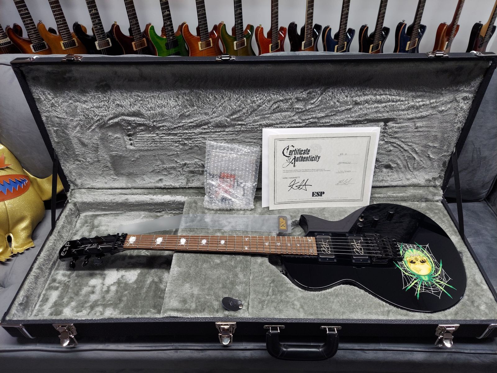 2023 ESP KH-3 Kirk Hammet COA Included Neck Thru! (330)