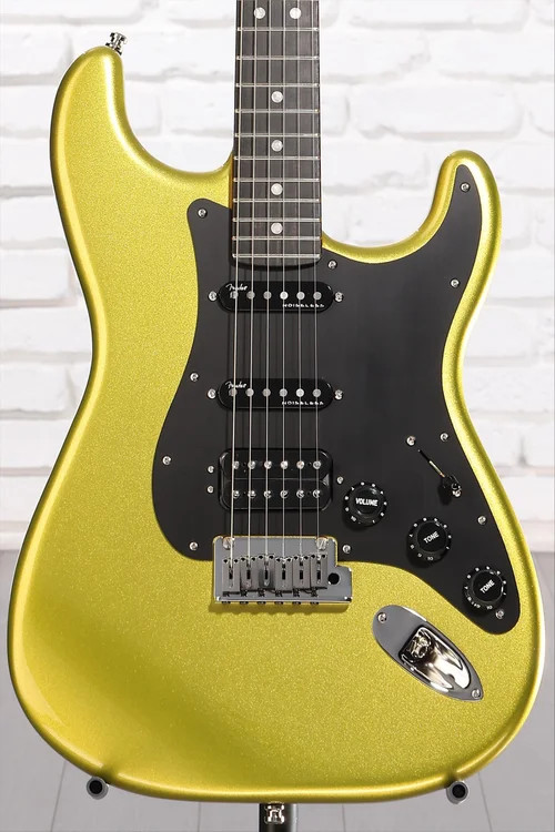 Fender American Ultra II Stratocaster HSS Electric Guitar – Solar Flare with