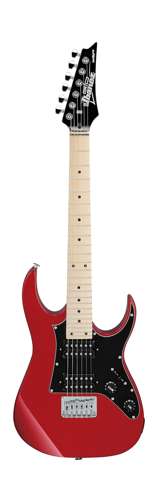 Ibanez GRGM 6 String Solid-Body Electric Guitar, Right, Candy Apple (GRGM21MCA)