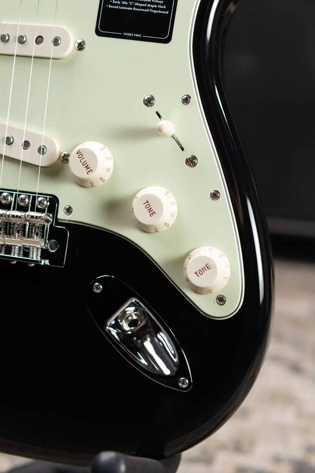 Fender Vintera III Early ’60s Stratocaster Electric Guitar – Black with Gig Bag