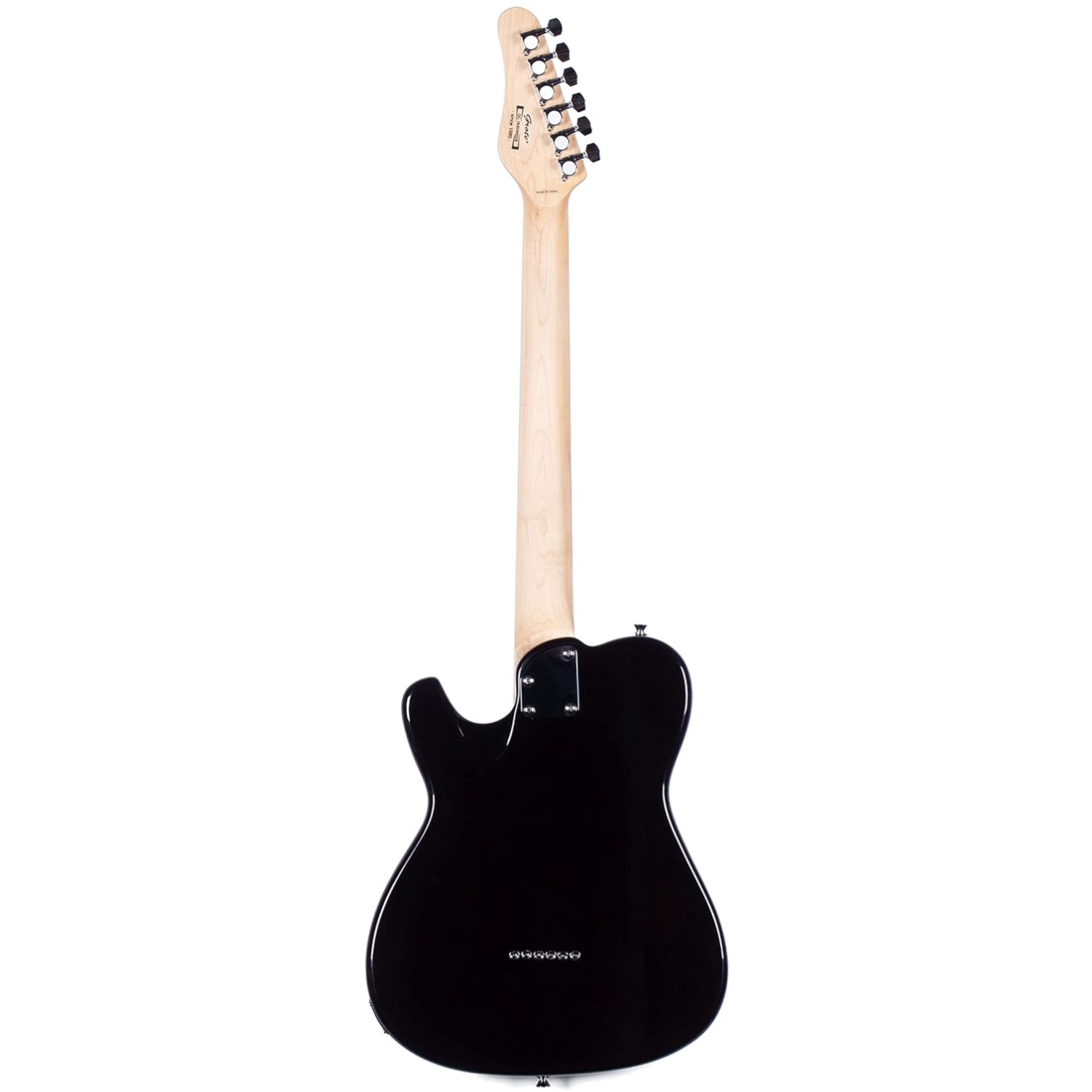 Semi-Hollow Body Electric Guitar, F-Hole Design, Maple Neck