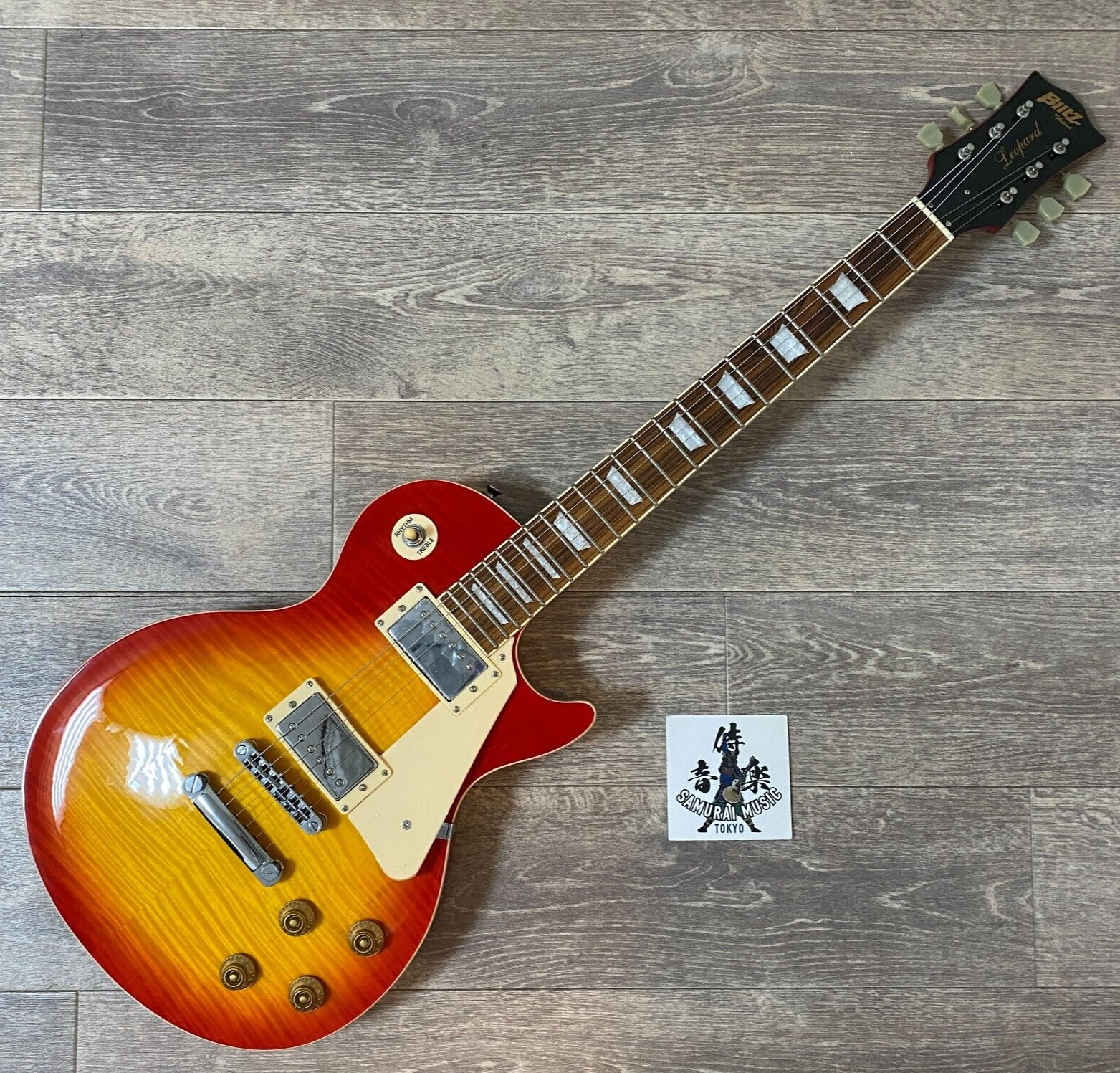 Blitz by Aria Pro II Les Paul Standard Type Cherry Burst Used Froma Japan