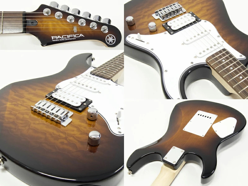 YAMAHA PACIFICA212VQM TBS Electric Guitar Tobacco Brown Sounburst with gig bag