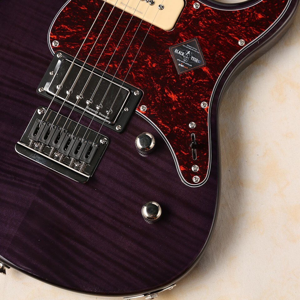 YAMAHA PACIFICA PAC611HFM TPP Translucent Purple Electric Guitar with Gig bag