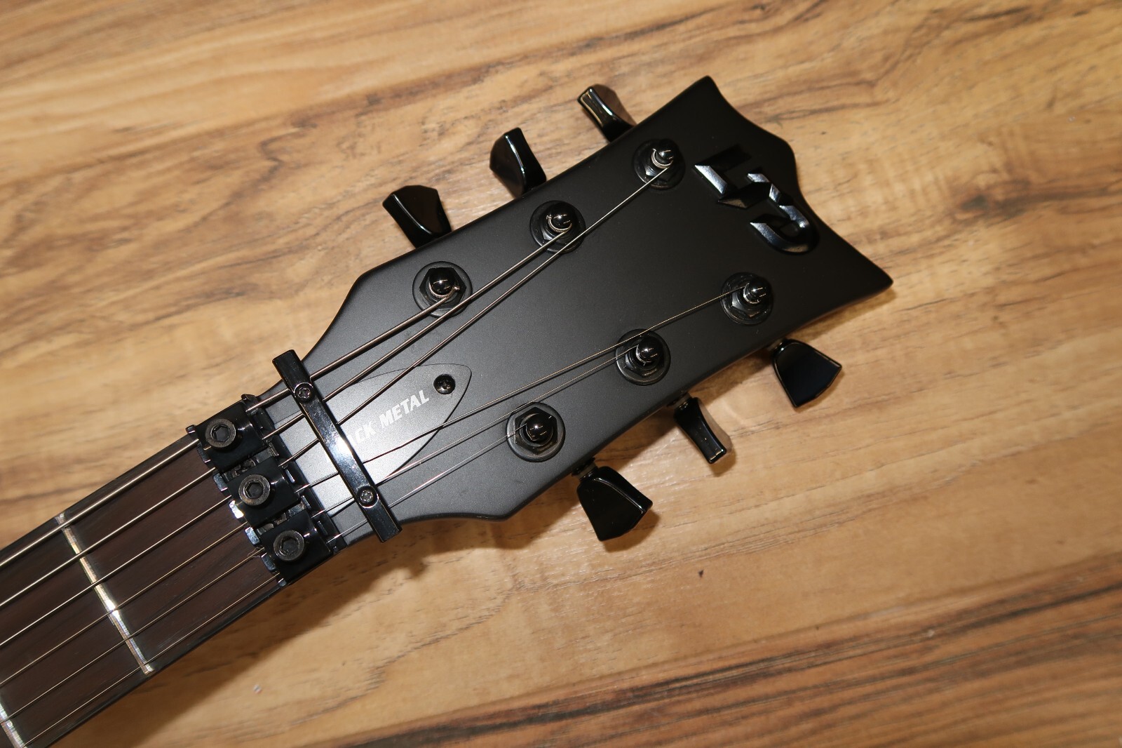 ESP LTD EC-FR Black Metal Electric Guitar – Black Satin