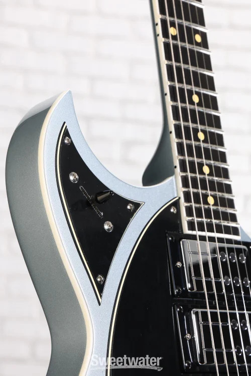 Reverend Reeves Gabrels Spacehawk Supreme Electric Guitar – Metallic Silver