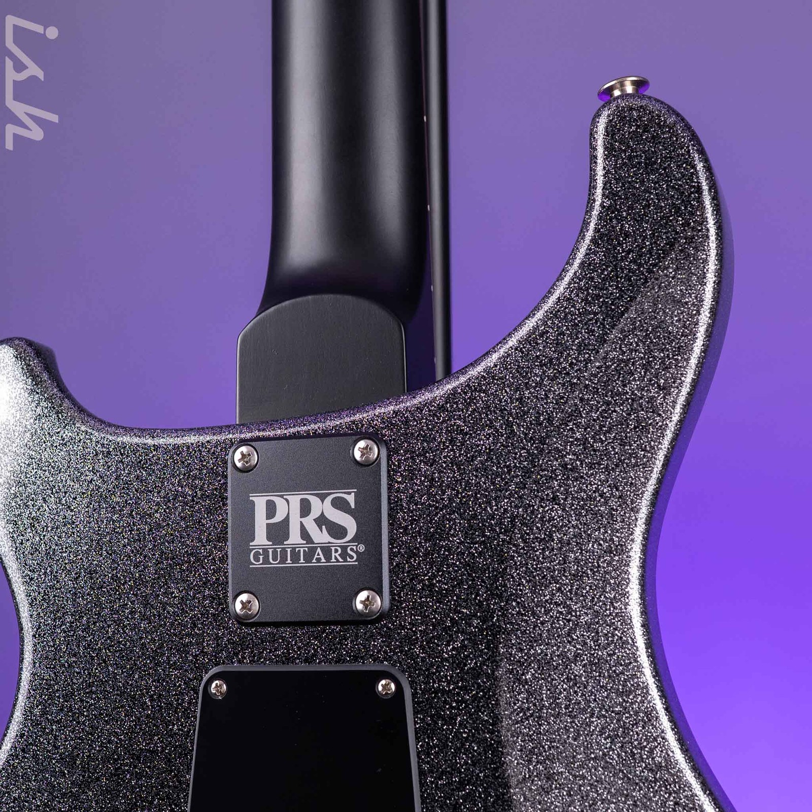 PRS CE 24 Silver Holoflake Sprayer’s Choice w/ Black Satin Neck